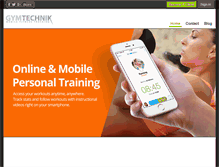 Tablet Screenshot of gymtechnik.trainerize.com